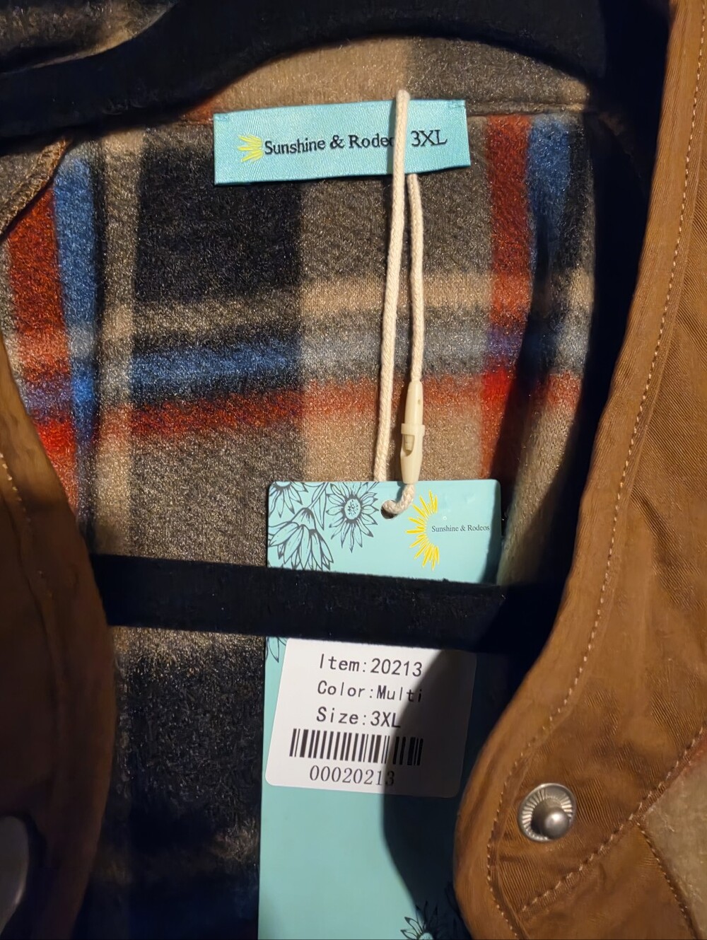Nwt Soft Fall Plaid Jacket. Multiple Sizes - Picture 3 of 10